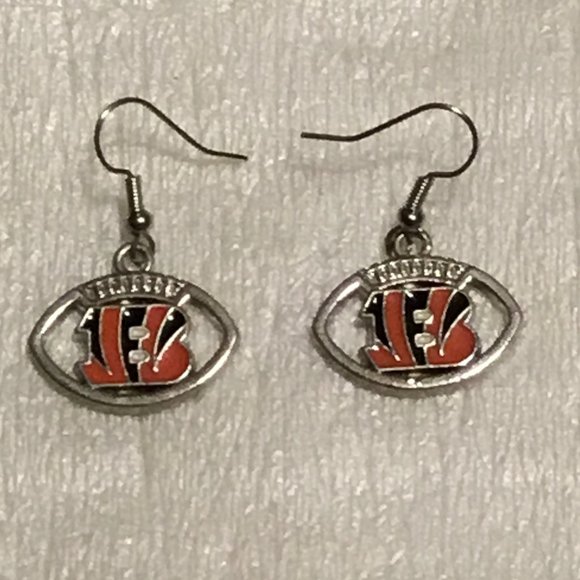 Cincinatti Bengals Jewelry Very Colorful Pair Of Nfl Cincinnati
